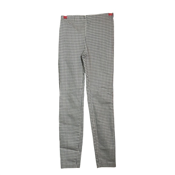 H&M Pants - H&M Women's Pants Size 2 Small Plaid Houndstooth Check Slim Trousers